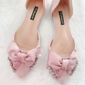 Pearl Bow Flats Size 7.5